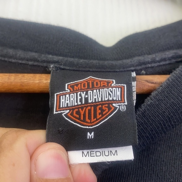 Harley Davidson - Vintage Bald Eagle Myrtle Beach South Carolina Shirt Size Med - Picture 8 of 10